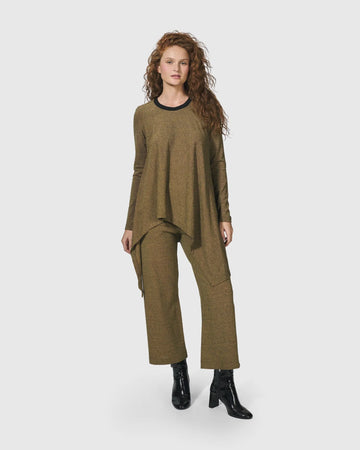alembika-essential-cropped-pants-damen-hose-honey image 6