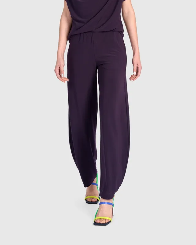 alembika-fluid-slinky-flow-pants-plum image 1