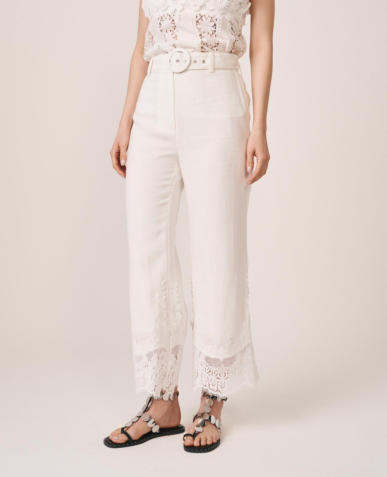 alma-en-pena-leinenhose-mit-stickerei-wei-e-high-waist-hose-lang image 3