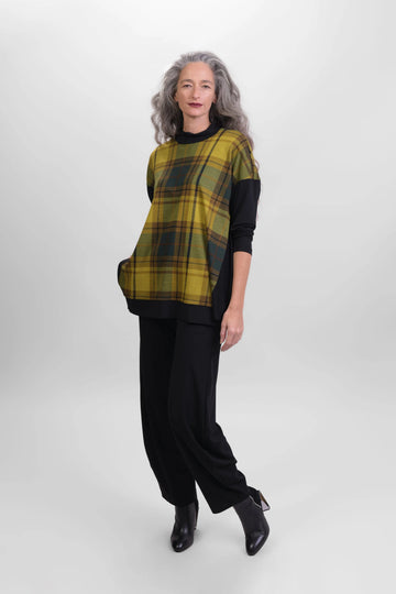 alembika-plaid-trapeze-top-tunika-top image 8