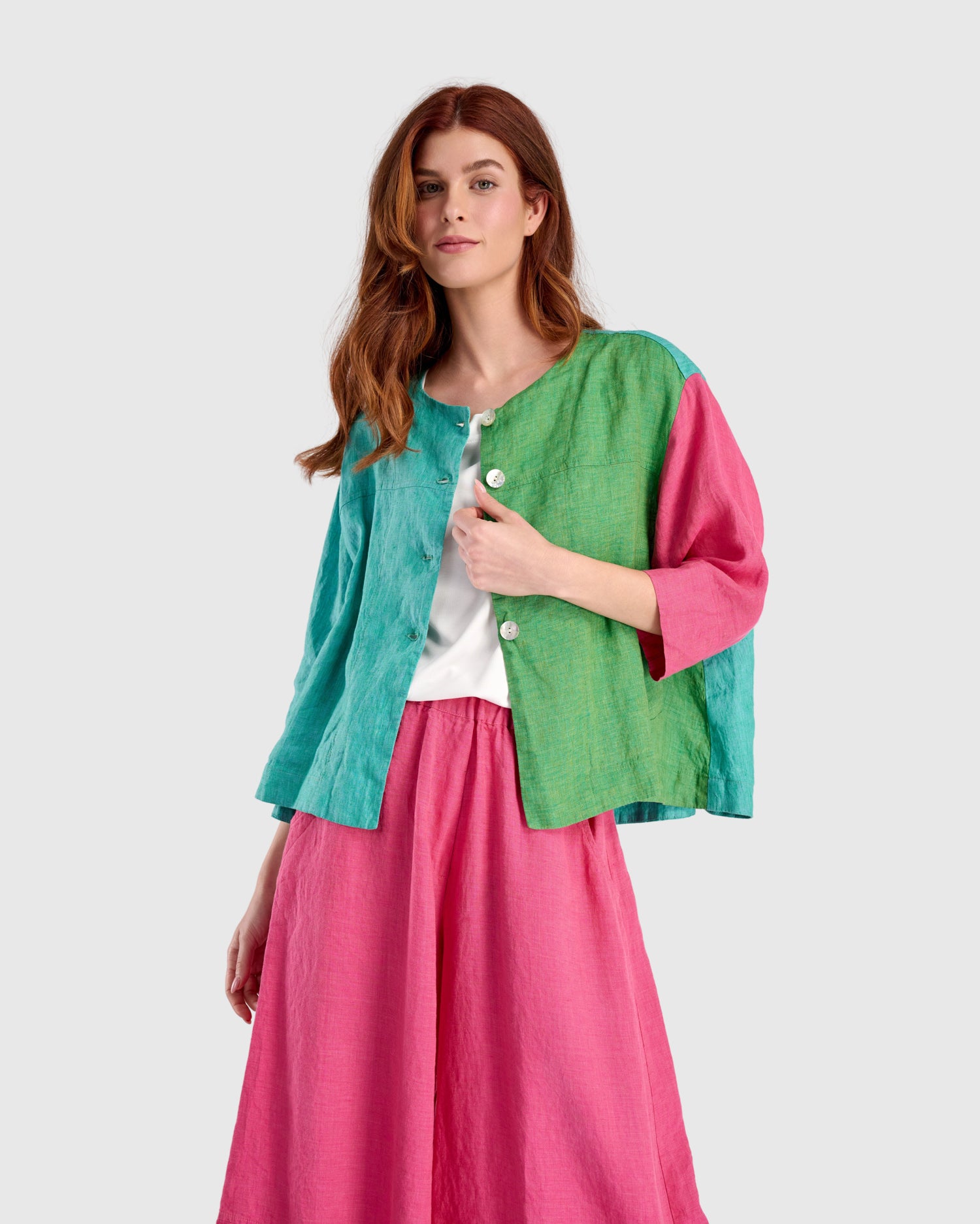 alembika-peacock-rj374t-leinen-topper-jacke-tropical-mix image 2