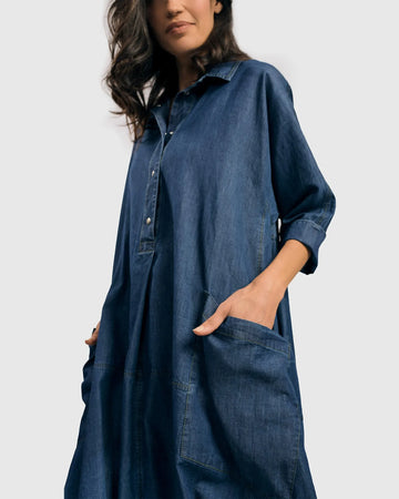 alembika-luz-ombr-trapeze-maxi-dress-denim image 3