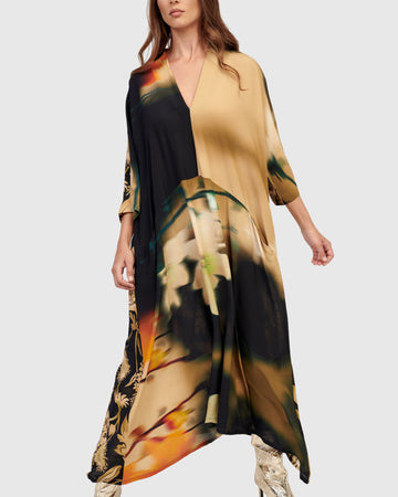 alembika-monaco-v-neck-maxi-kleid-floral image 8