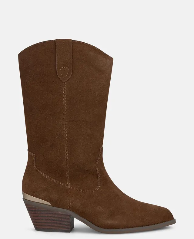 alma-en-pena-suede-cowboy-boots-camel-spitzzehe-5-3-cm-absatz image 1