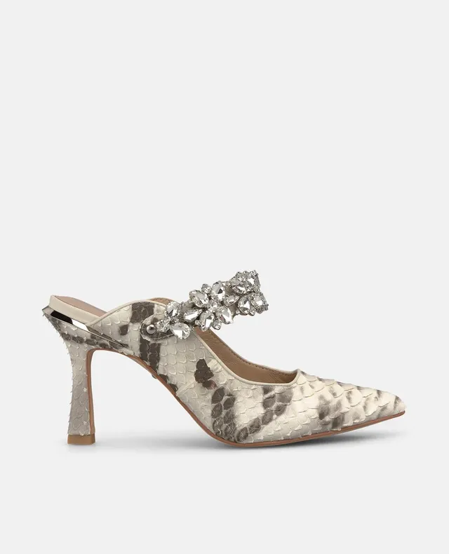 alma-en-pena-lack-slingback-pumps-wei-spitze-kappe-8-cm-absatz image 1