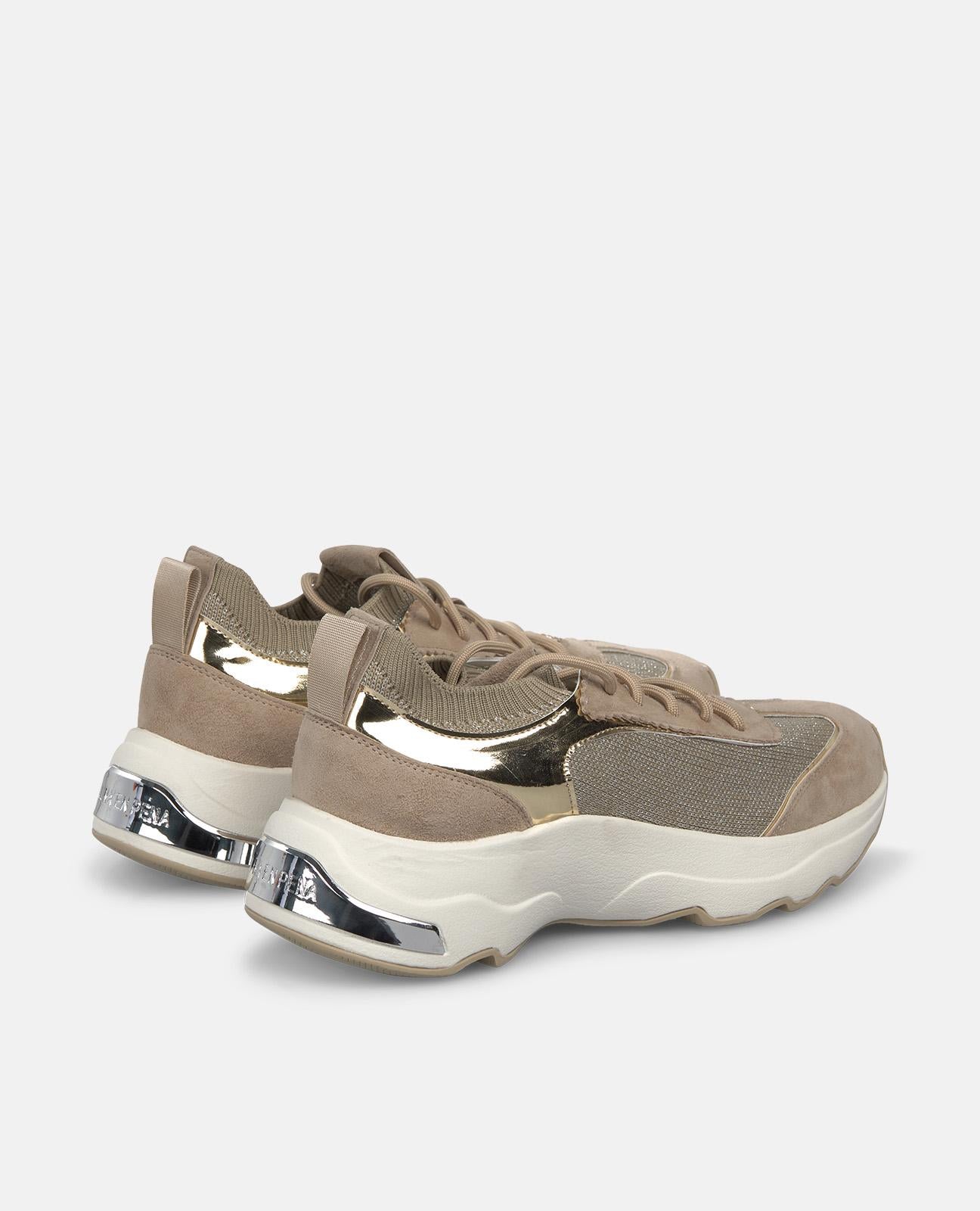 alma-en-pena-sneaker-metallic-plateau-4-5-cm-vison image 3