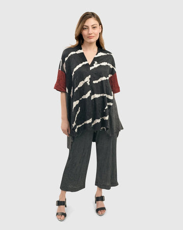 alembika-kat-crinkle-trapeze-top-tunika-rot image 7