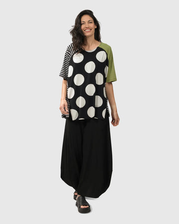 alembika-minnie-swing-t-shirt-mono-lockeres-punkte-shirt image 3
