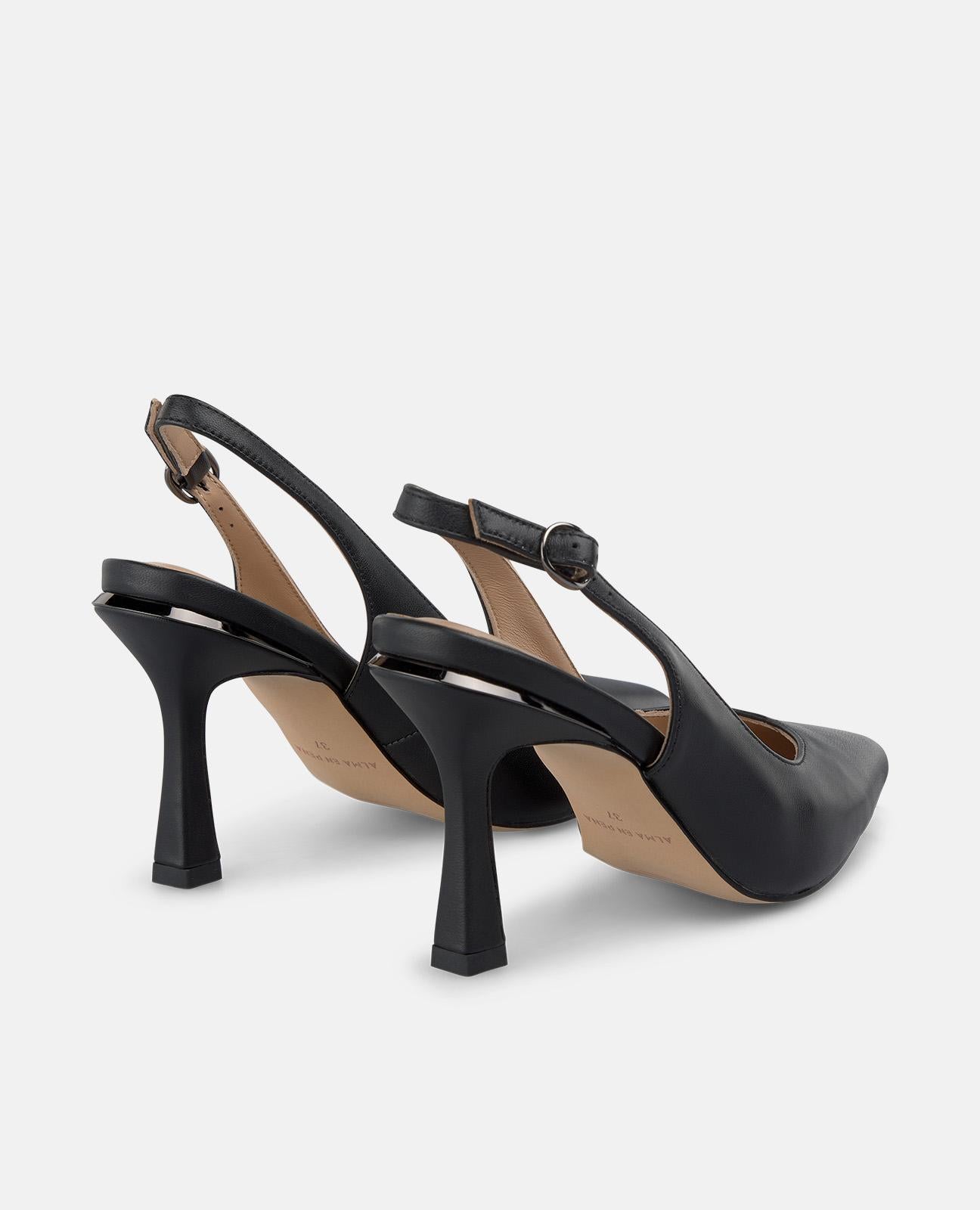 alma-en-pena-slingpumps-schwarz-nappa-9-cm-stiletto-schnalle image 3
