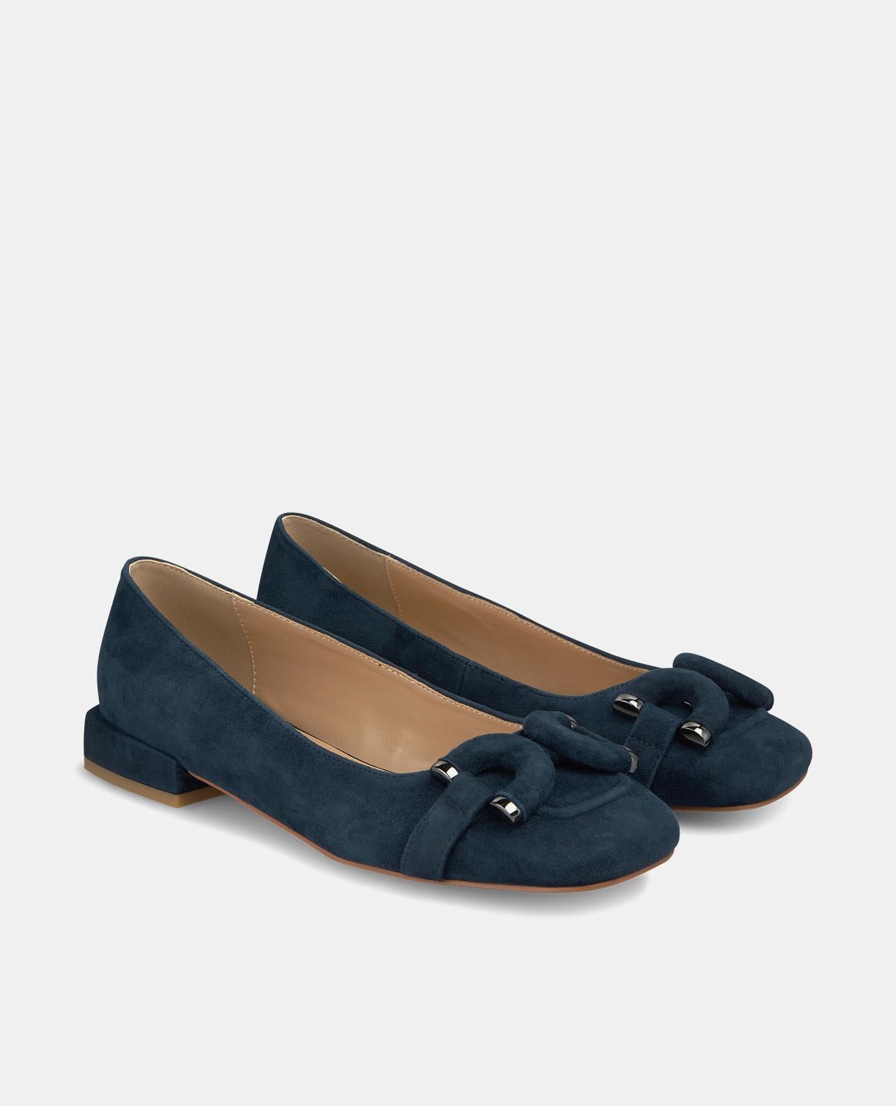 alma-en-pena-ballerinas-damen-leder-marineblau-2-2-cm image 2
