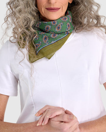alembika-annie-handkerchief-tuch-gr-n-paisley-71cm image 5