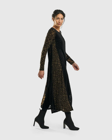 alembika-medallion-a-linie-kleid-gold image 4
