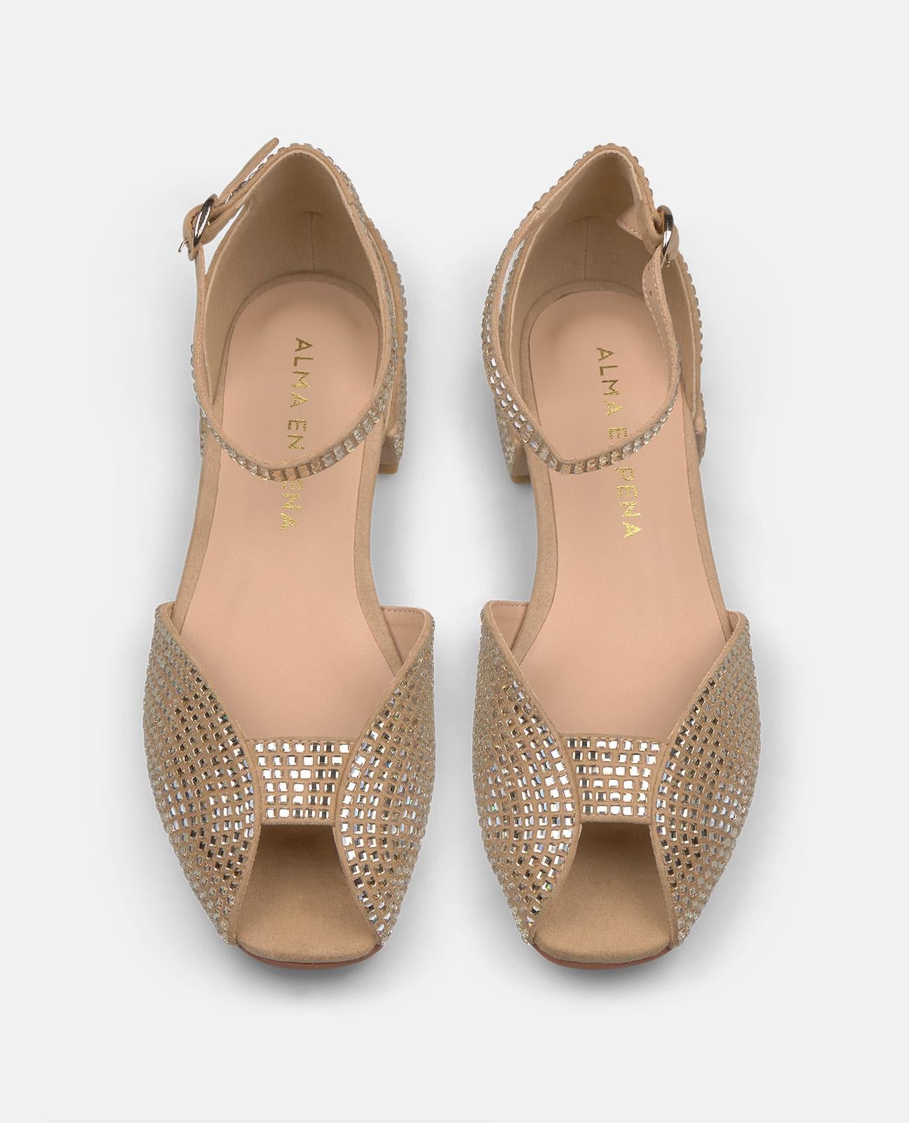 alma-en-pena-flache-sandale-arena-open-toe-strass-sandale-2-3-cm image 4