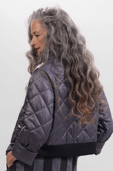 alembika-ether-rib-trim-jacke-grau image 2