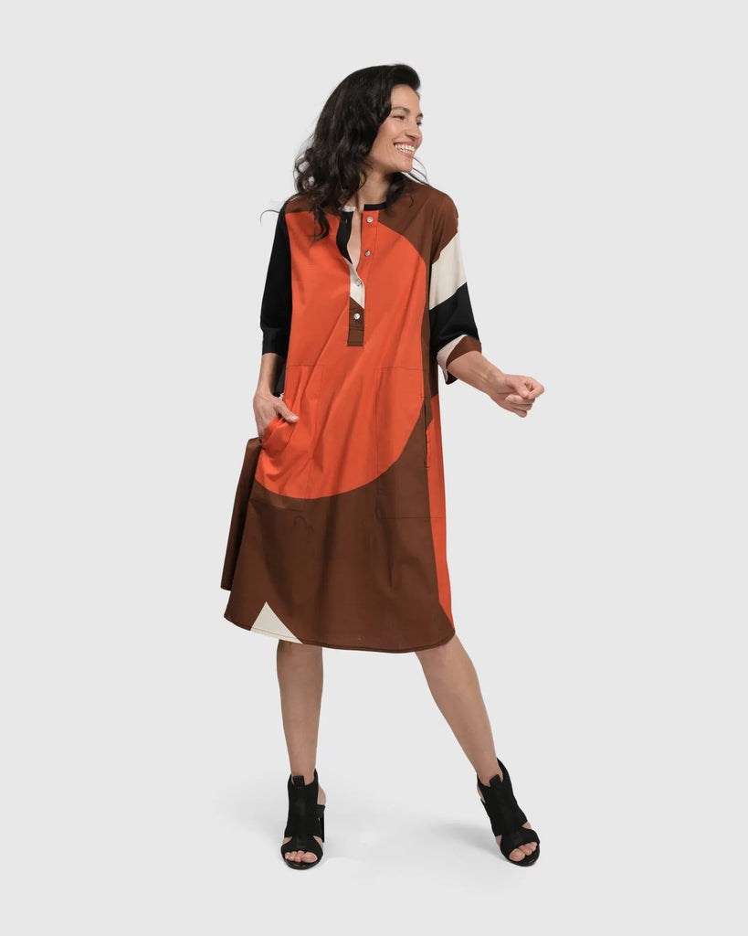 alembika-ginny-oversized-shift-kleid-blossom image 1