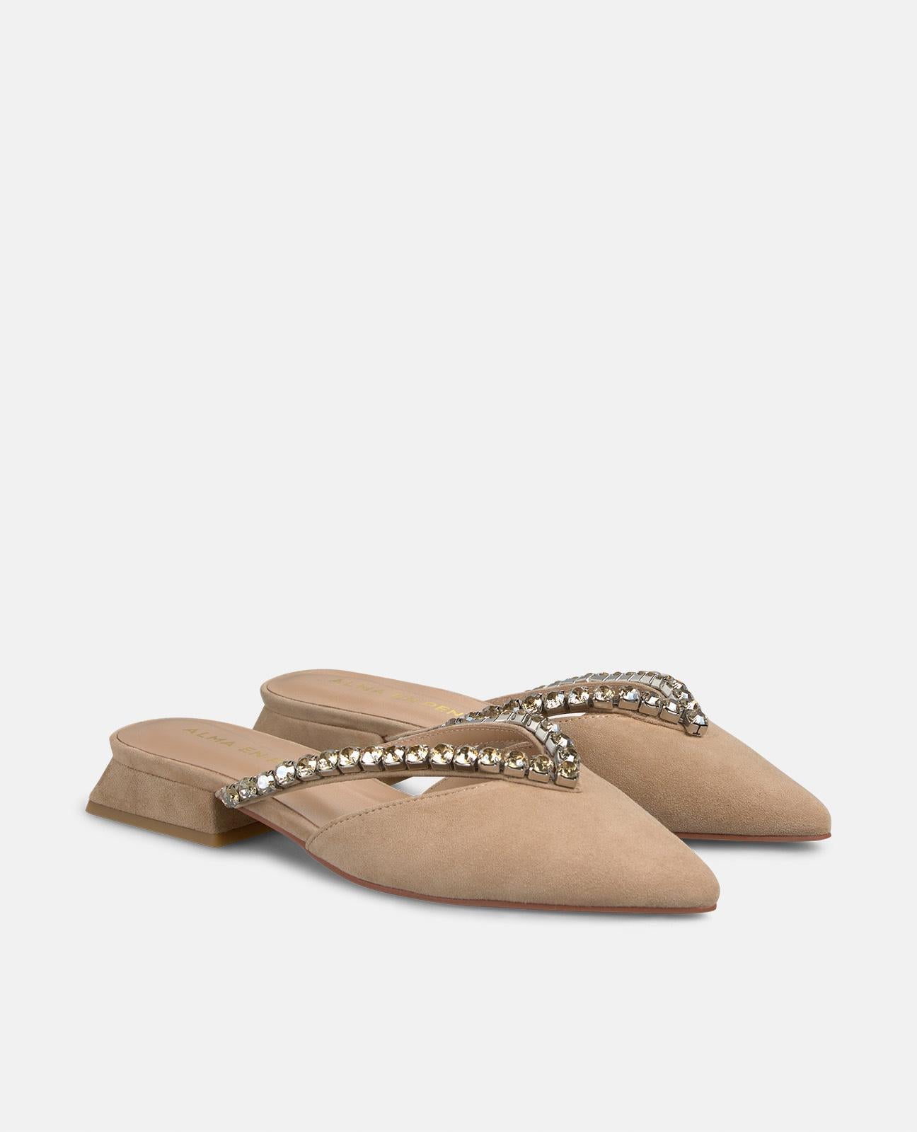 alma-en-pena-ballerina-spitzenschuh-mit-strassriemchen-arena-2-cm image 2