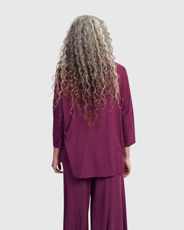 alembika-essential-boxy-top-damen-top-in-sangria image 5
