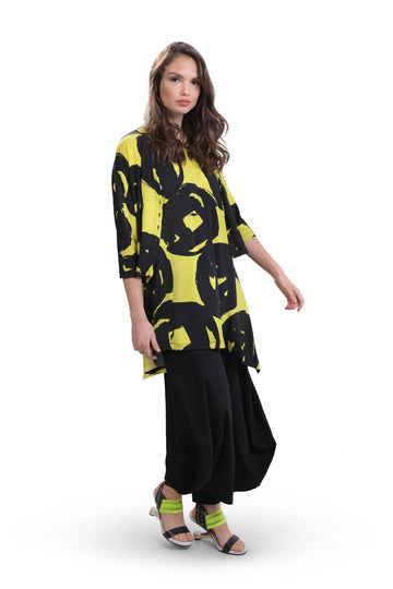 alembika-art-print-cardigan-sj412l-strickjacke-lime image 3