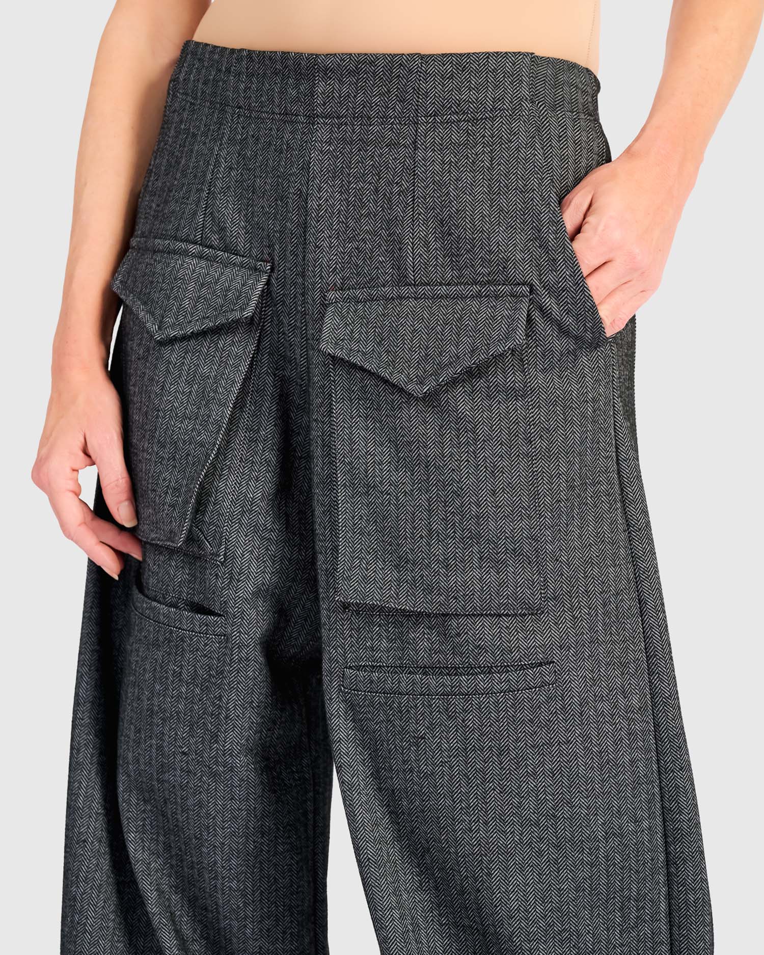 alembika-atelier-herringbone-hose-steel image 2