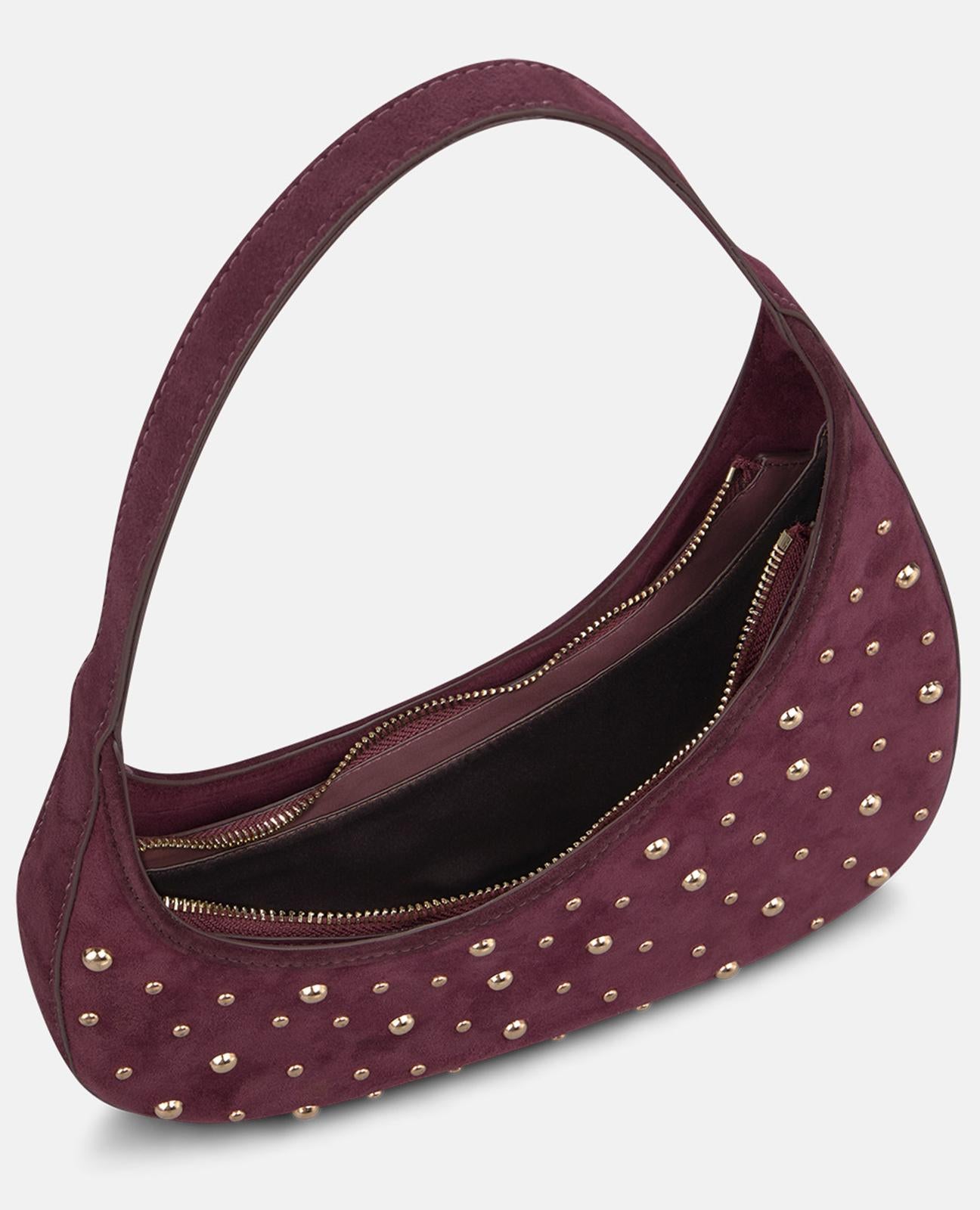 alma-en-pena-alfa-64788-hobo-bordeaux-nappa-wildleder-mit-nieten image 6