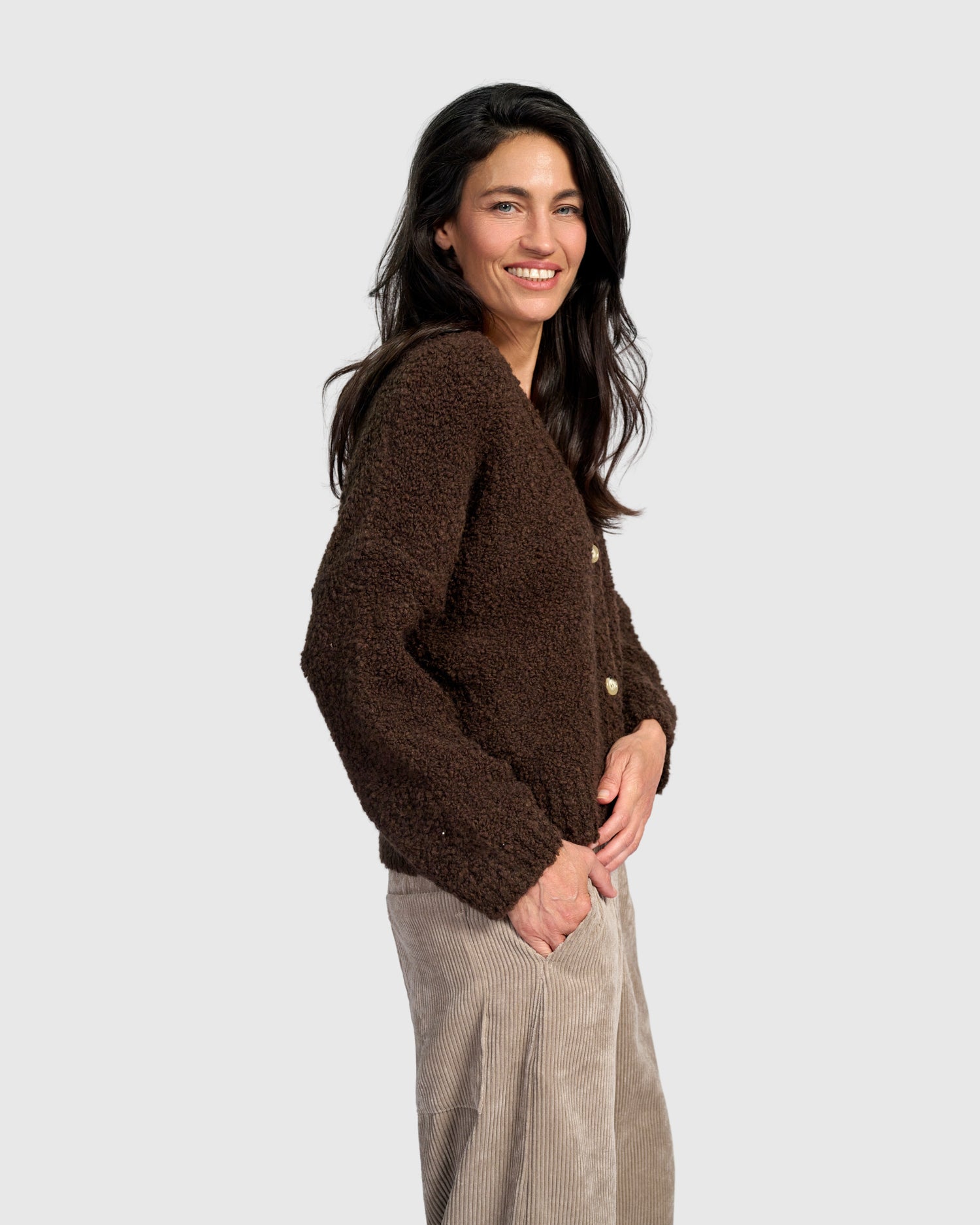 alembika-teddy-boucle-cardigan-schoko-as951b image 4