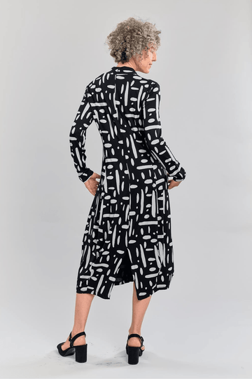 alembika-abstract-print-dress-mono-damen-jersey-kleid image 3