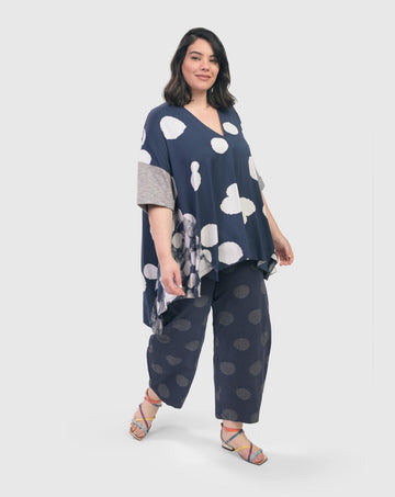 alembika-dot-trousers-hose-navy-sp522n-navy image 2
