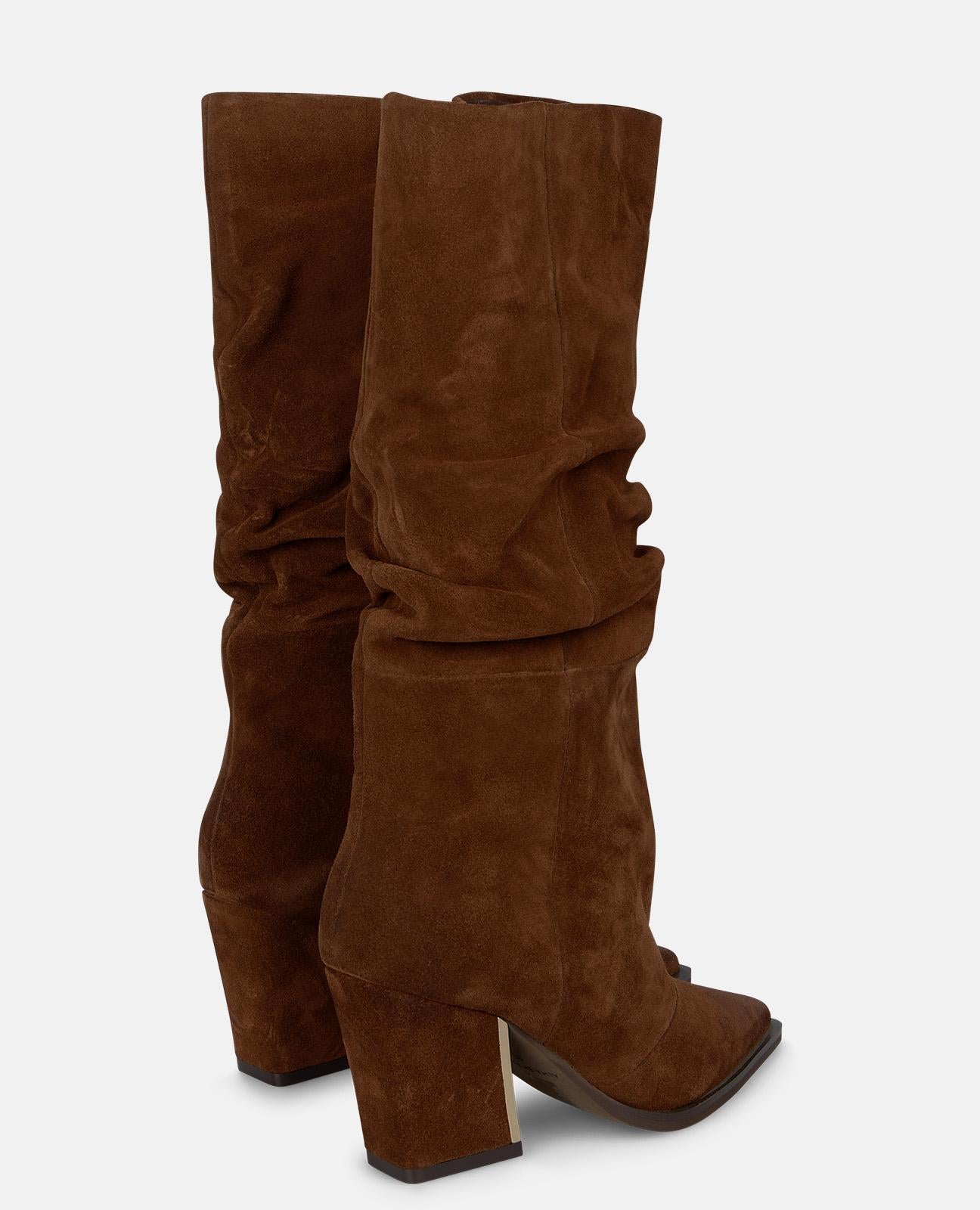 alma-en-pena-wildleder-stiefel-camel-8-cm image 3