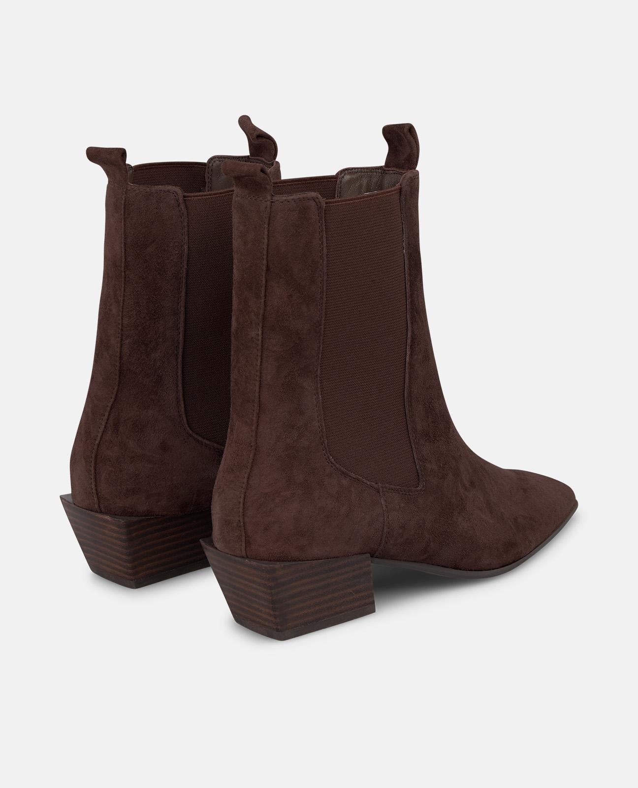 alma-en-pena-chelsea-patent-stiefelette-mit-blockabsatz image 3