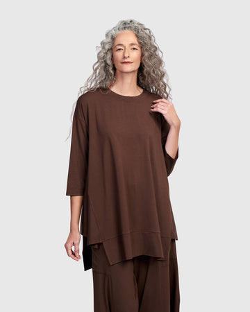 alembika-essential-oversized-trapeze-top-umber image 5