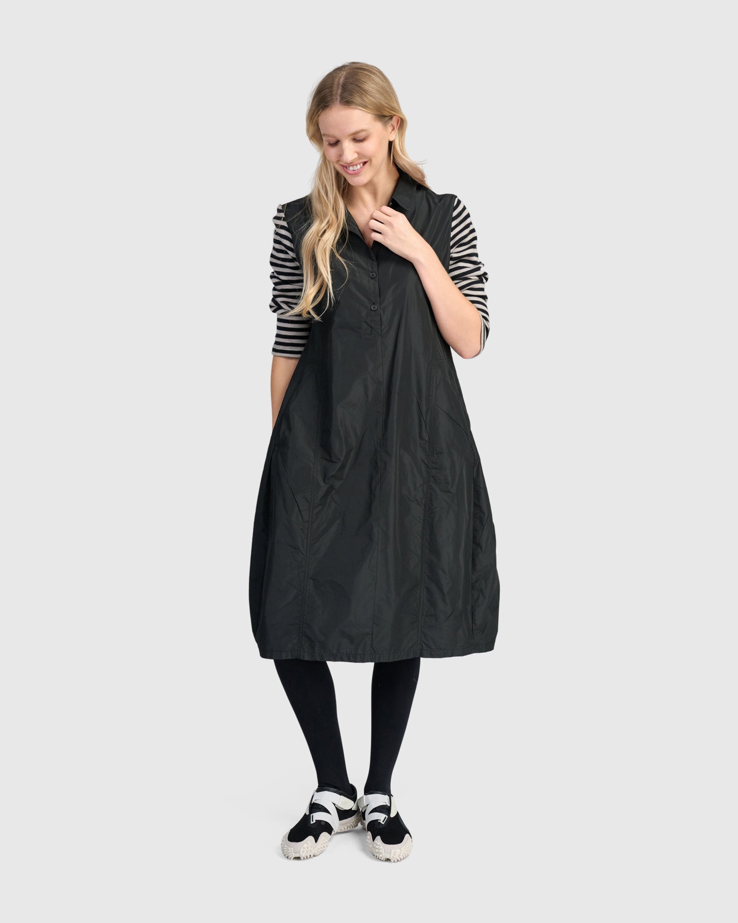 alembika-urban-mercer-shirtkleid-black-mix image 3