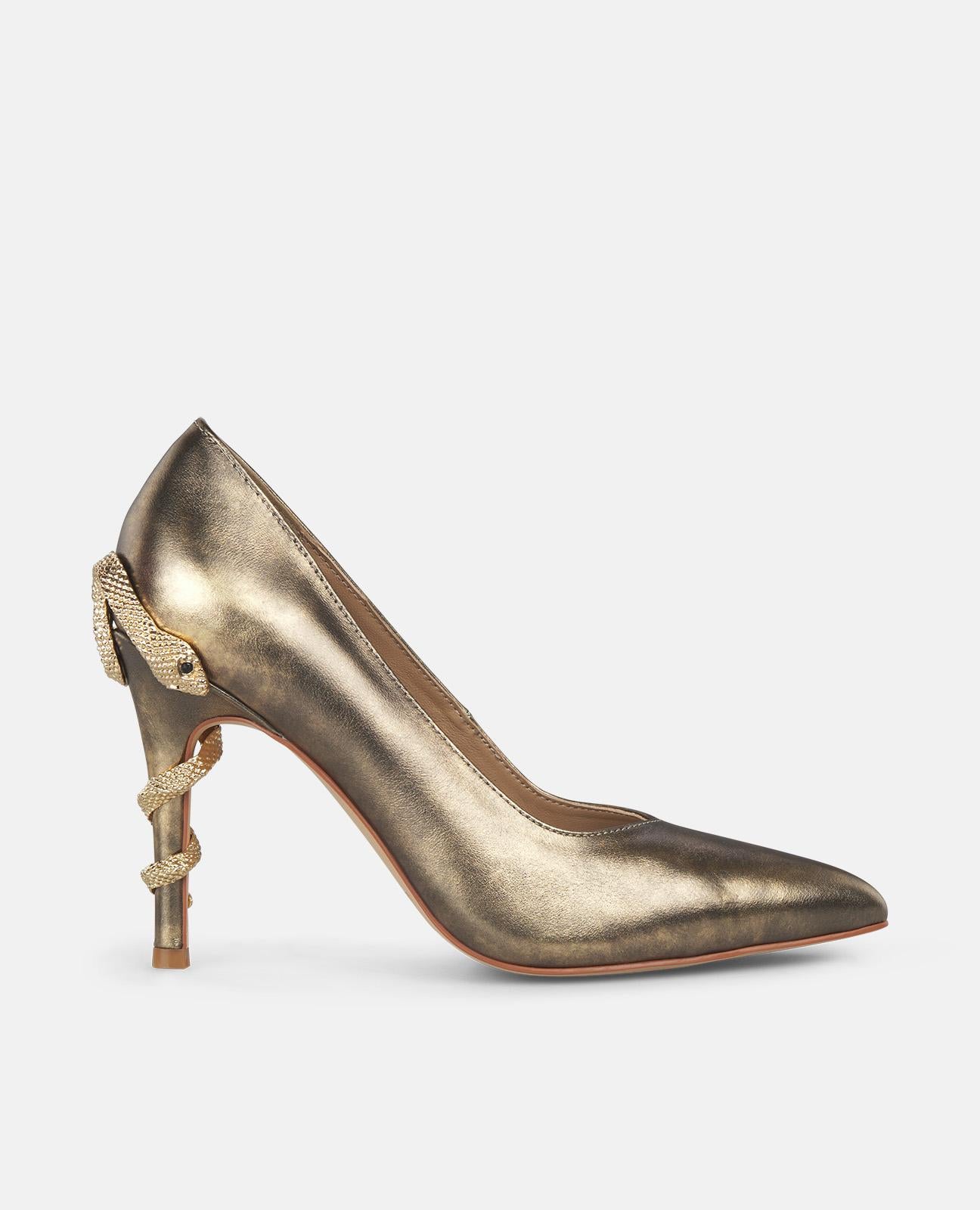 alma-en-pena-pumps-bronze-snake-optik-spitz-9-cm image 1