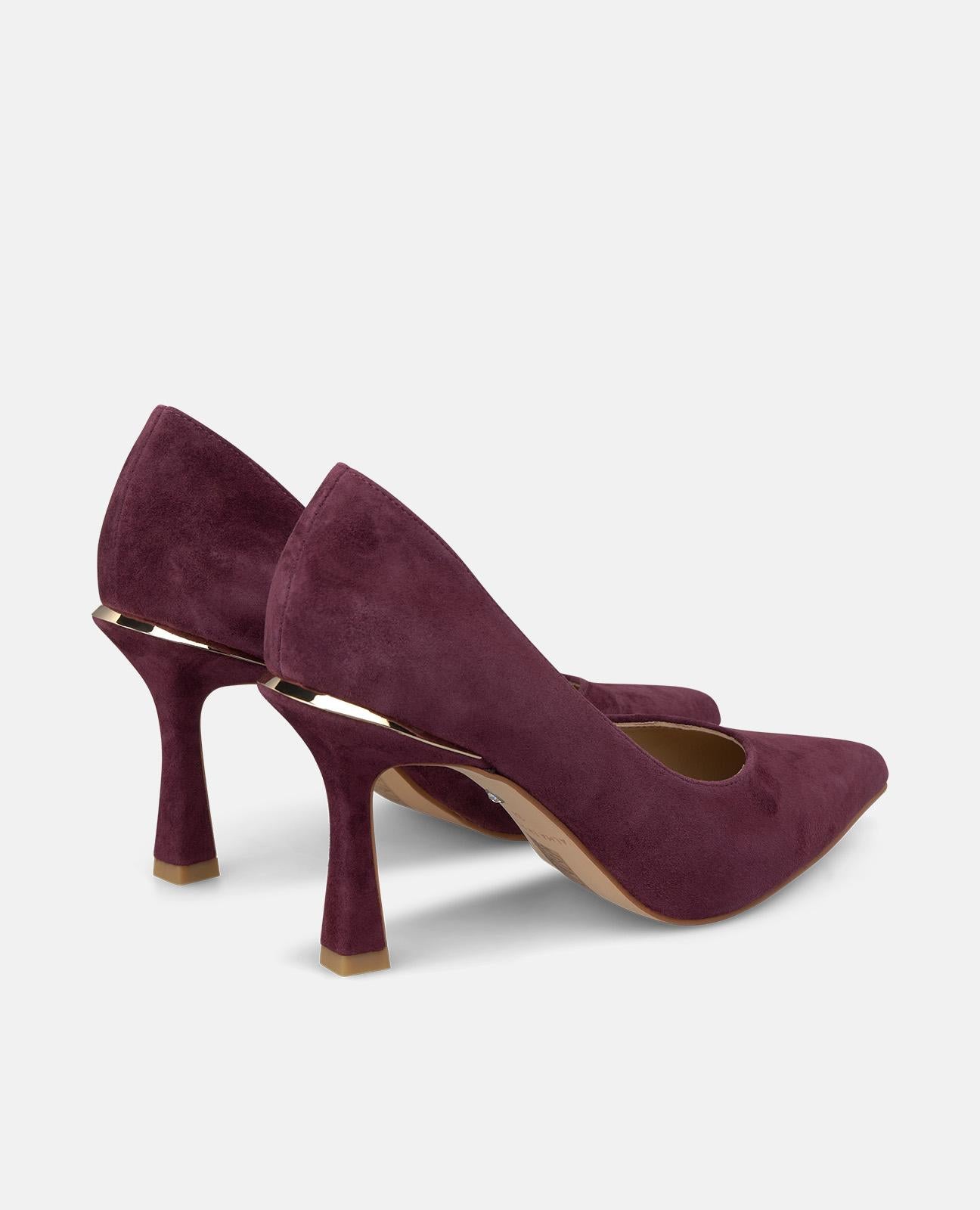 alma-en-pena-stiletto-pumps-bordeaux-lack-offene-zehenpartie-8-cm-absatz image 3