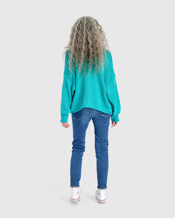 alembika-simply-slouchy-cardigan-strickjacke-t-rkis image 6