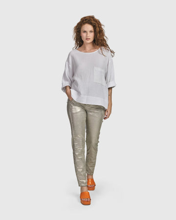 alembika-recreation-tee-white-oversize-baumwoll-shirt image 2