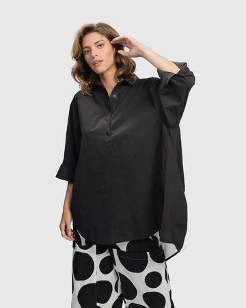 alembika-urban-oversized-trapeze-shirt-schwarz image 6