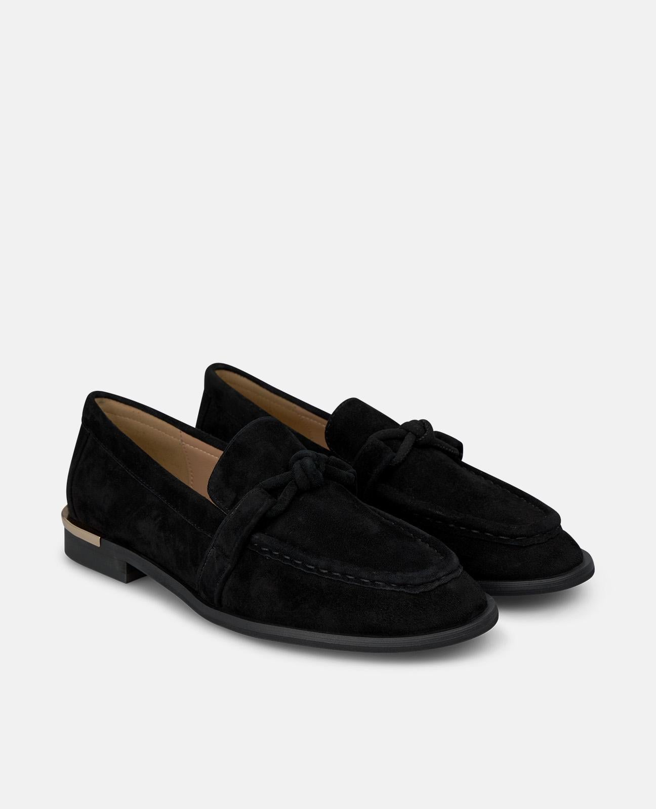 alma-en-pena-loafer-leder-schwarz-mit-schleife image 2