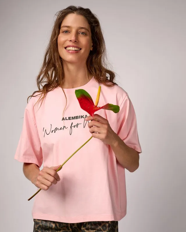 alembika-women-for-women-t100p-t-shirt-pink image 1