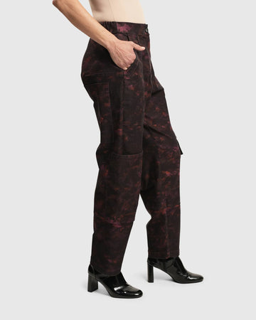 alembika-gig-cargo-hose-mit-taschen-weinrot image 3