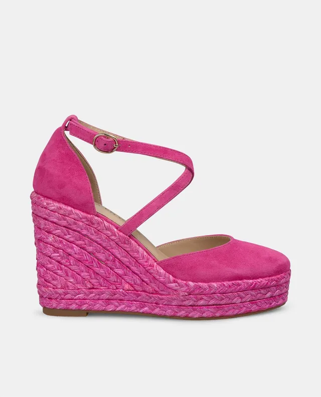 alma-en-pena-high-wedge-with-crossed-straps-keilsandale-fuchsia-8-cm image 1