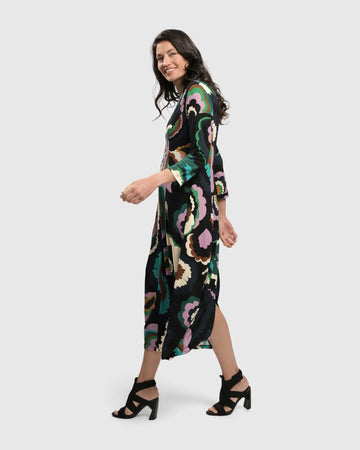 alembika-intermezzo-cocoon-kleid-v-ausschnitt image 2