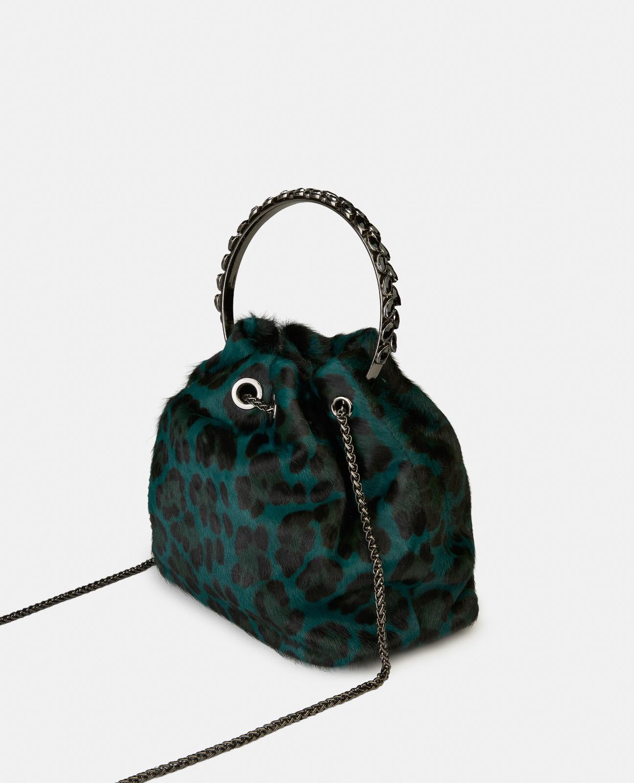 alma-en-pena-bowler-bag-mit-anh-nger-detail-in-blau image 2