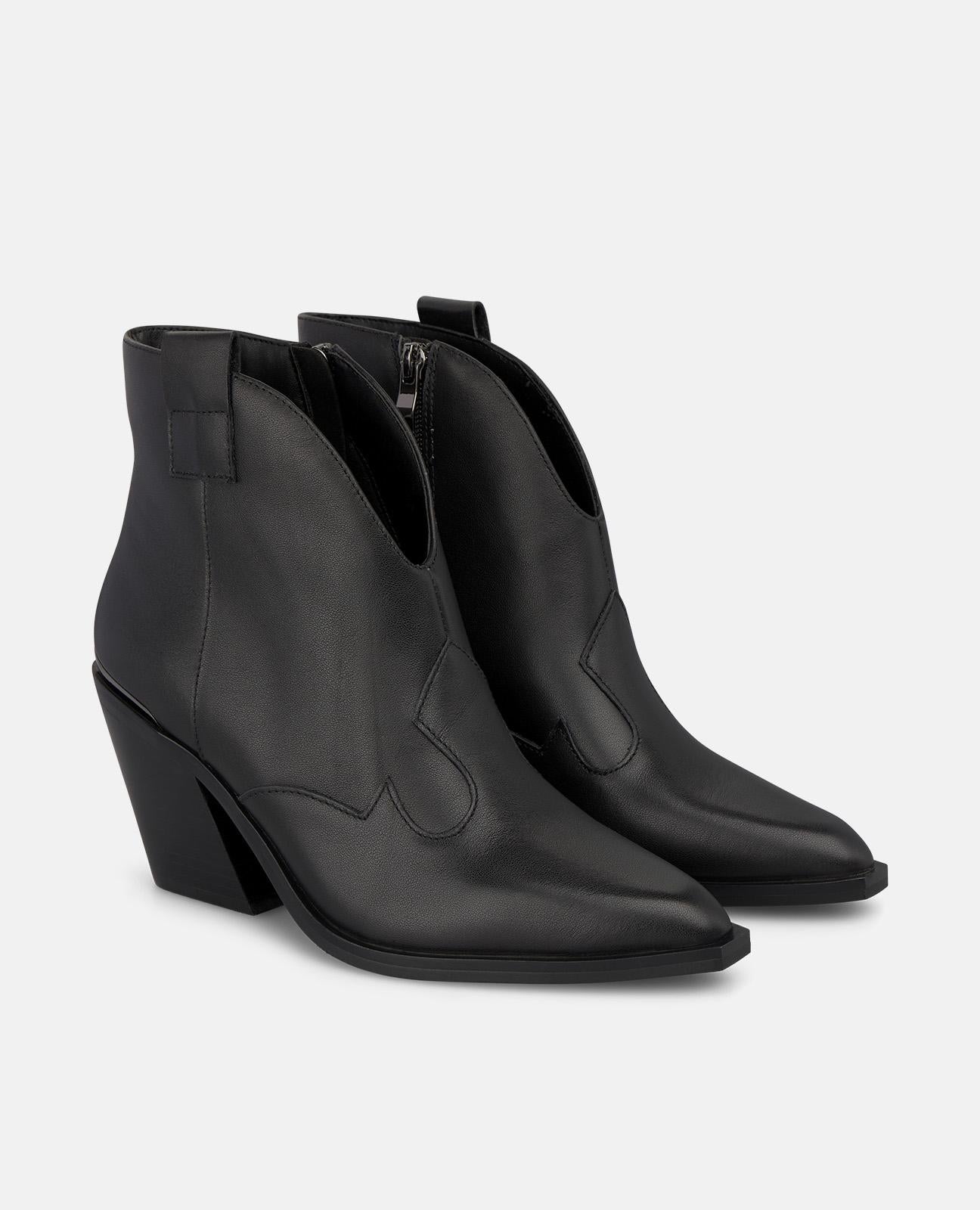 alma-en-pena-nappa-stiefelette-blockabsatz-8-cm-schwarz image 2