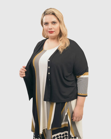 alembika-kenna-crop-cardigan-circles-strickjacke image 7