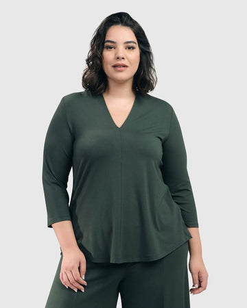 alembika-essential-v-neck-top-gr-n image 5