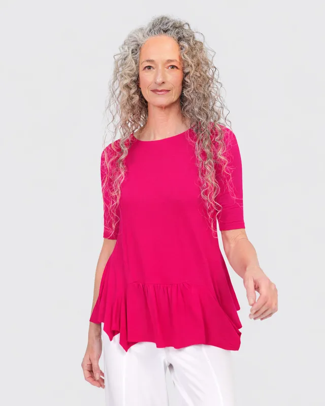 alembika-addison-flouncy-tee-fuchsia image 1