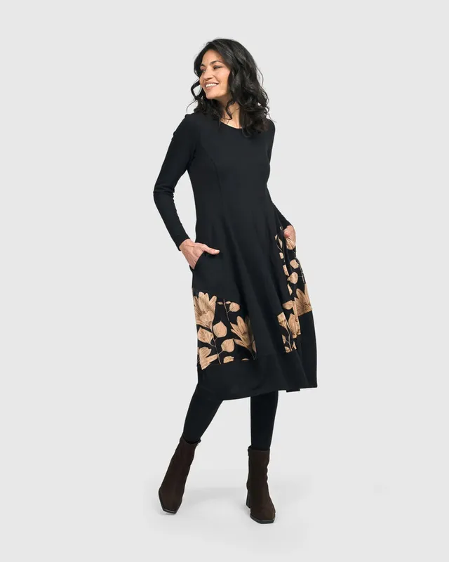alembika-cherie-crew-cocoonkleid-midi-floral image 1