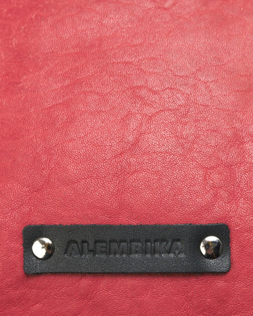 alembika-circle-canteen-bag-vermillion-runde-umh-ngetasche-aus-echtleder image 6