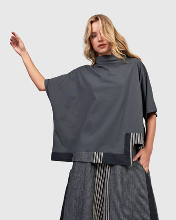 alembika-urban-on-my-mind-boxy-top-grey-baumwolltop image 3