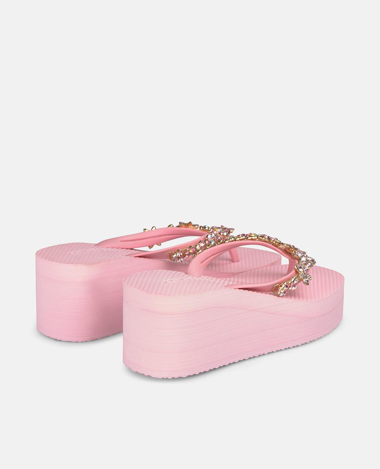 alma-en-pena-flower-flip-flop-damen-zehentrenner-rosa-4-5-cm-mit-strass-blume image 3